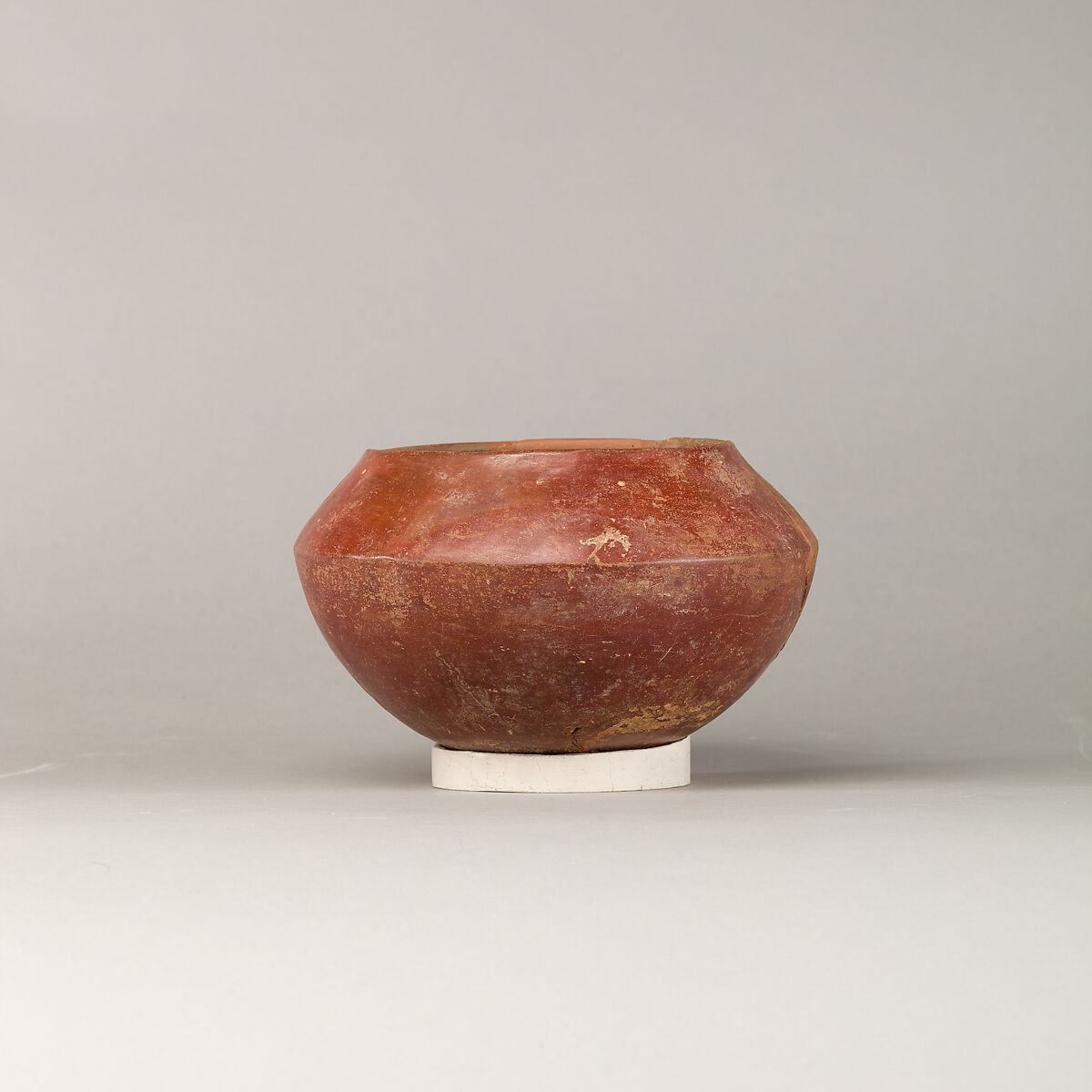 Red polished ware bowl, Pottery