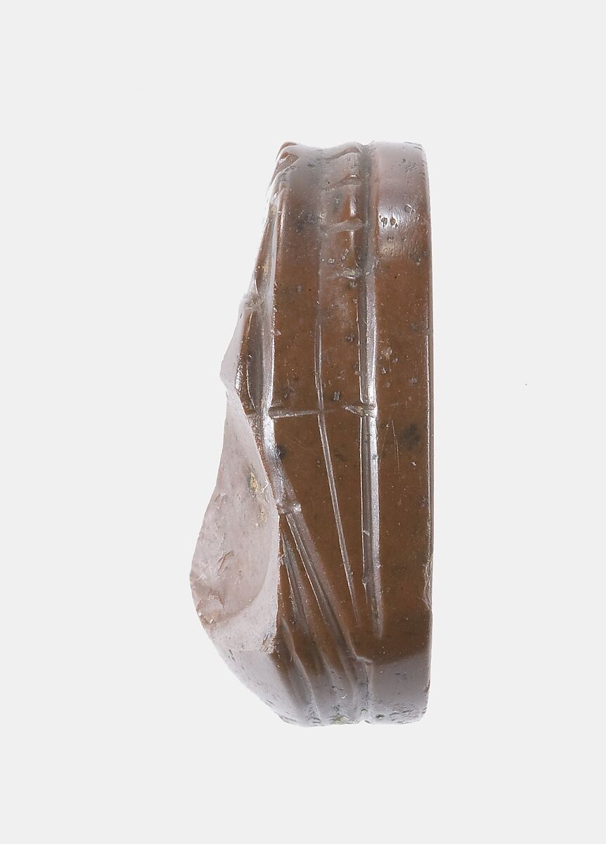 Scarab Inscribed for Nebrasahwy, the magistrate of a district, Brown jasper