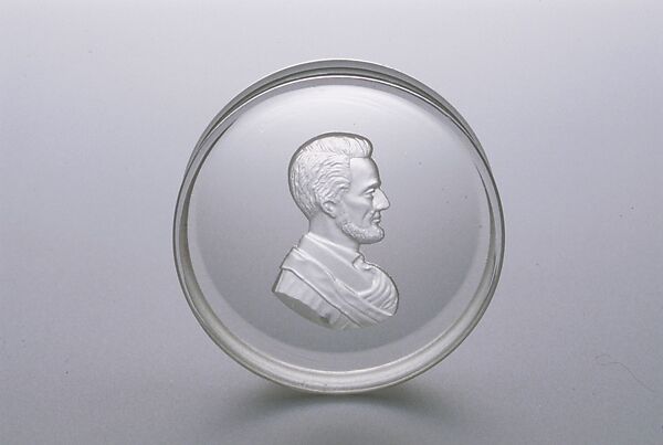 Paperweight, Probably James Gillinder and Sons (American, 1861–ca. 1930), Free-blown glass, American 