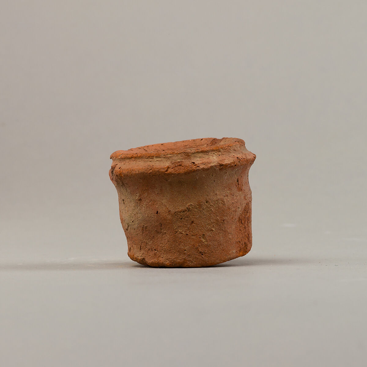 Short cylindrical jar, Pottery