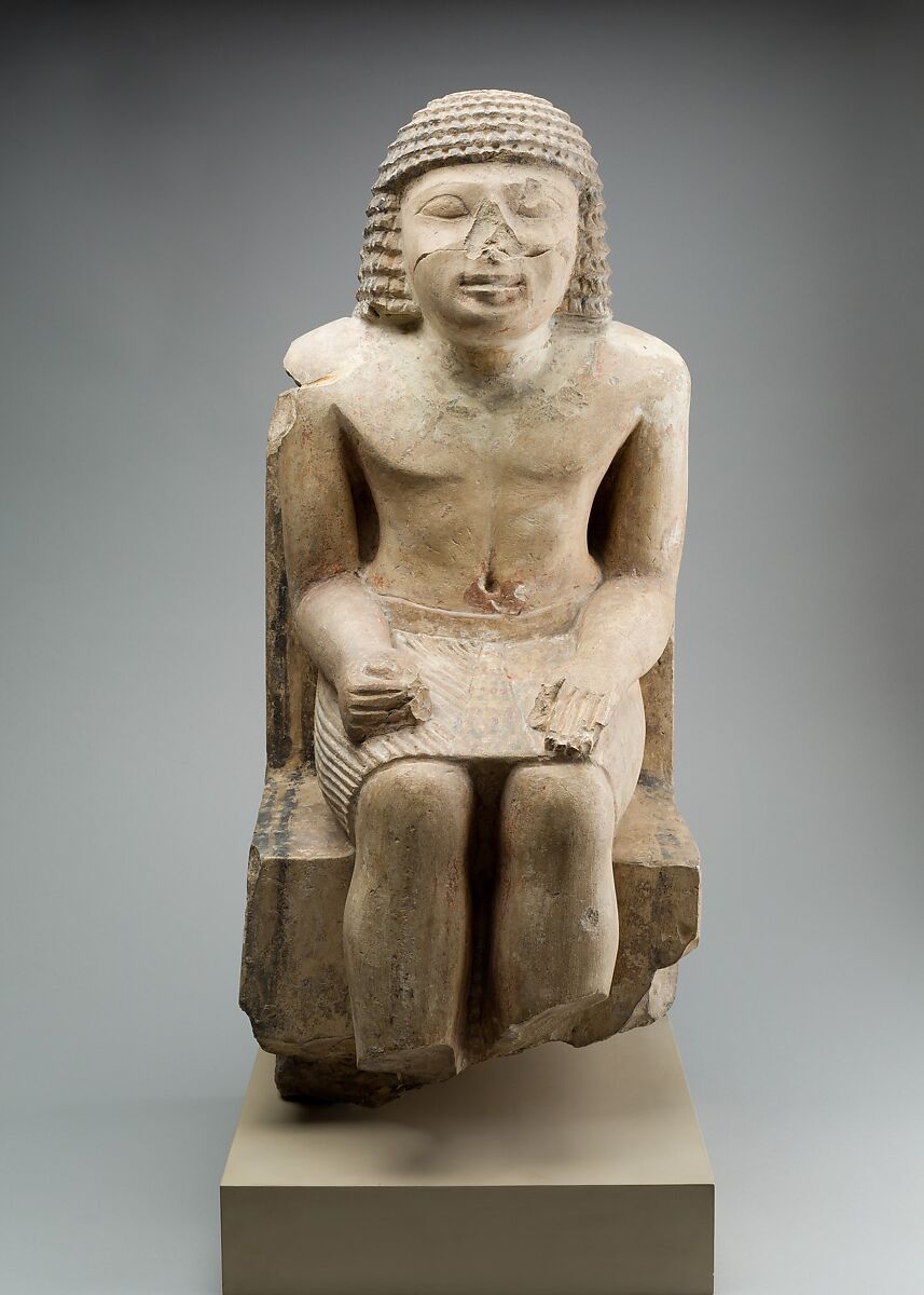 Seated Statue of the Nomarch Idu II of Dendera