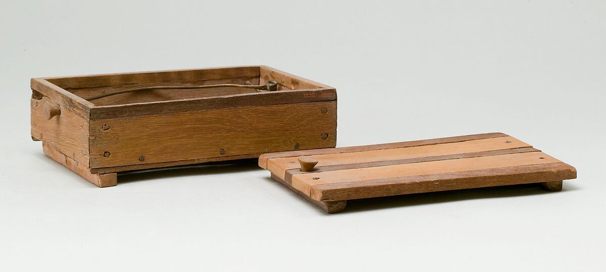 Box, lid, Wood, string
