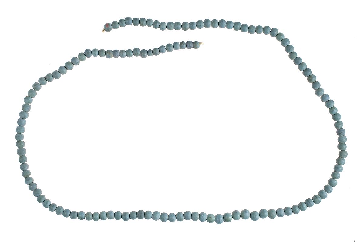 Necklace, Blue paste 