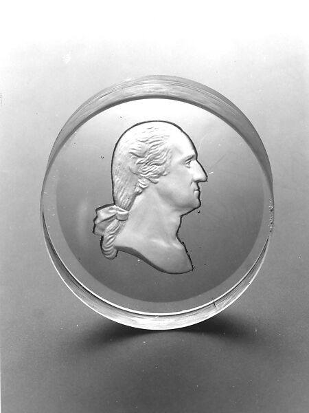 Paperweight, Probably James Gillinder and Sons (American, 1861–ca. 1930), Free-blown glass, American 