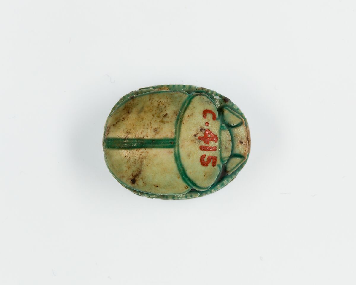 Scarab, Glazed steatite