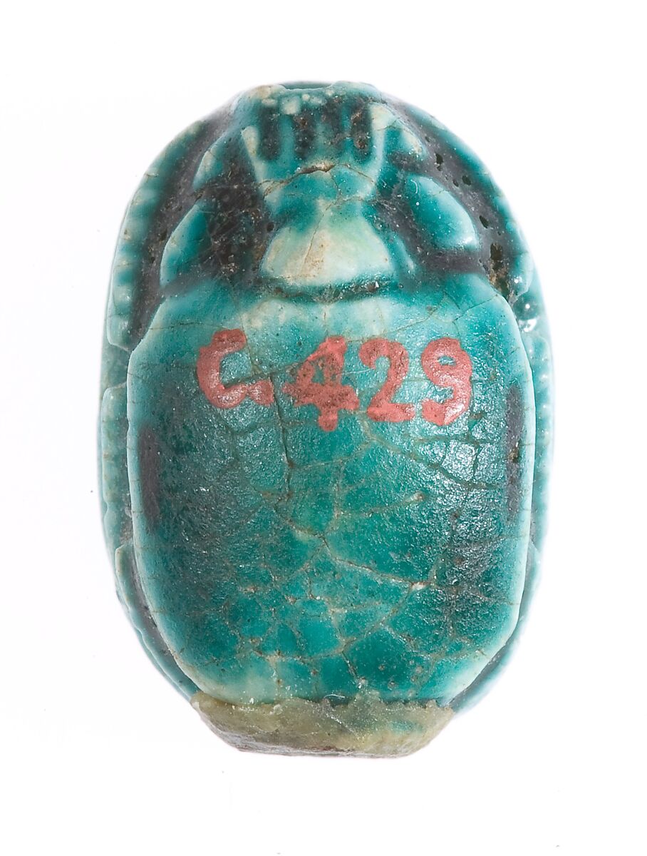 Scarab, Glazed steatite