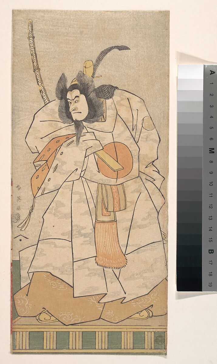 The Actor Morita Kanya VIII as Tatsugorō, Katsukawa Shun&#39;ei 勝川春英 (Japanese, 1762–1819), Woodblock print; ink and color on paper, Japan 