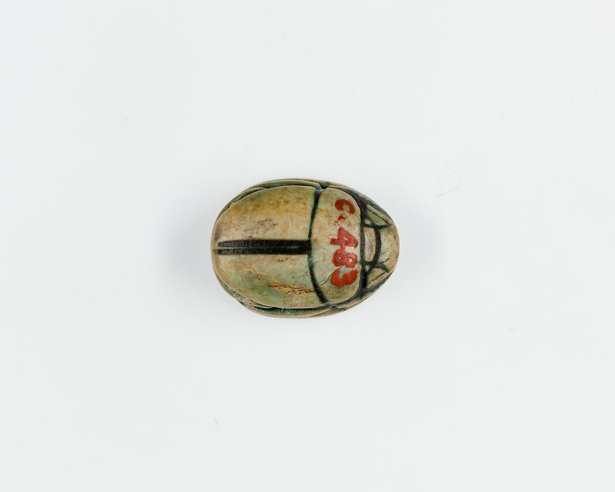 Scarab, Glazed steatite