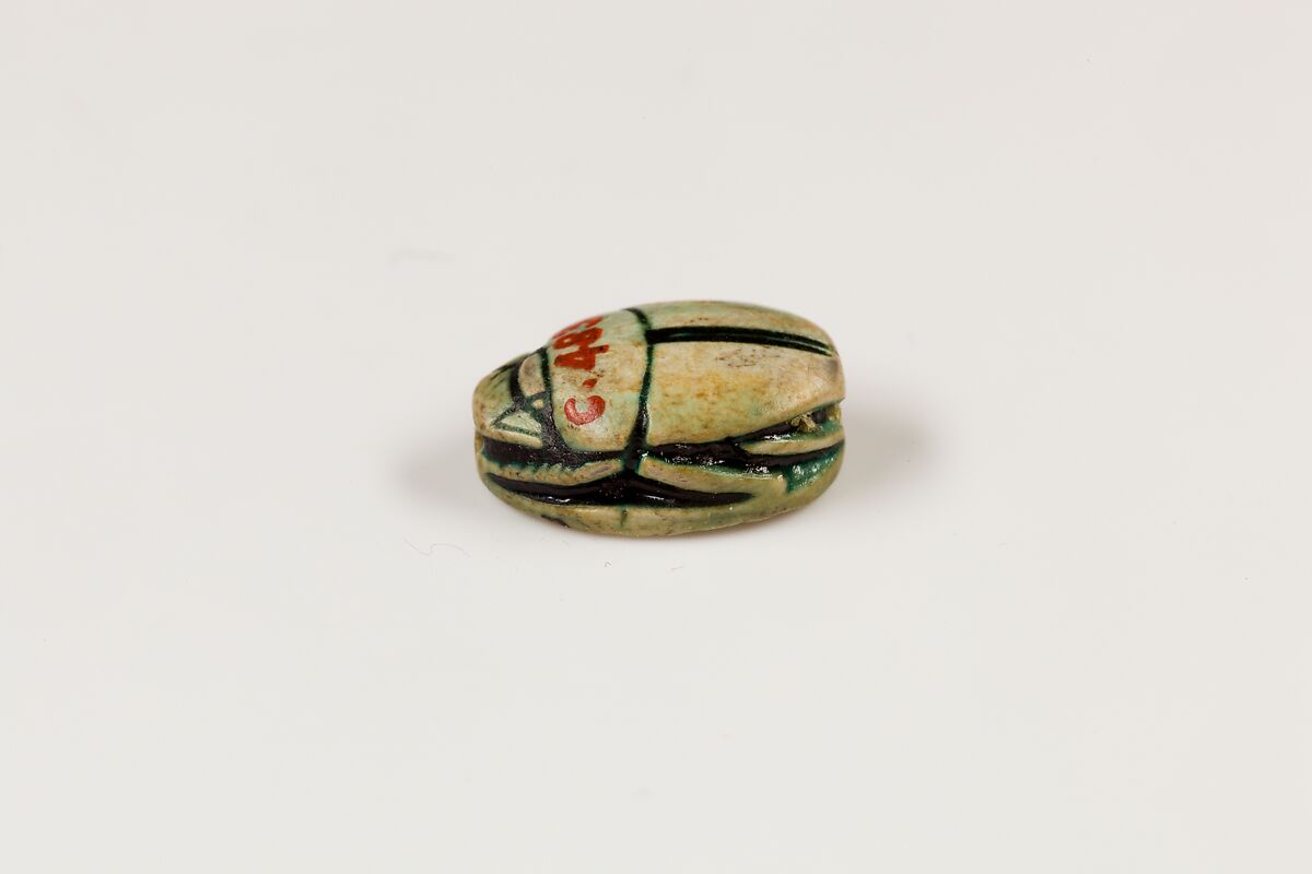 Scarab, Glazed steatite