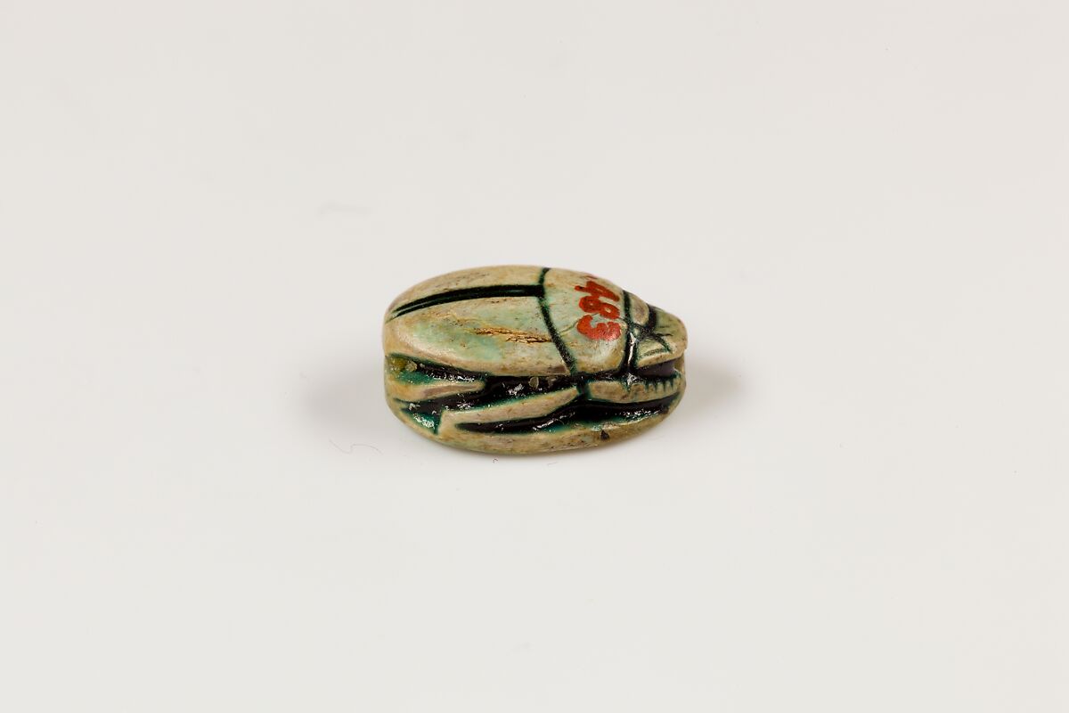 Scarab, Glazed steatite