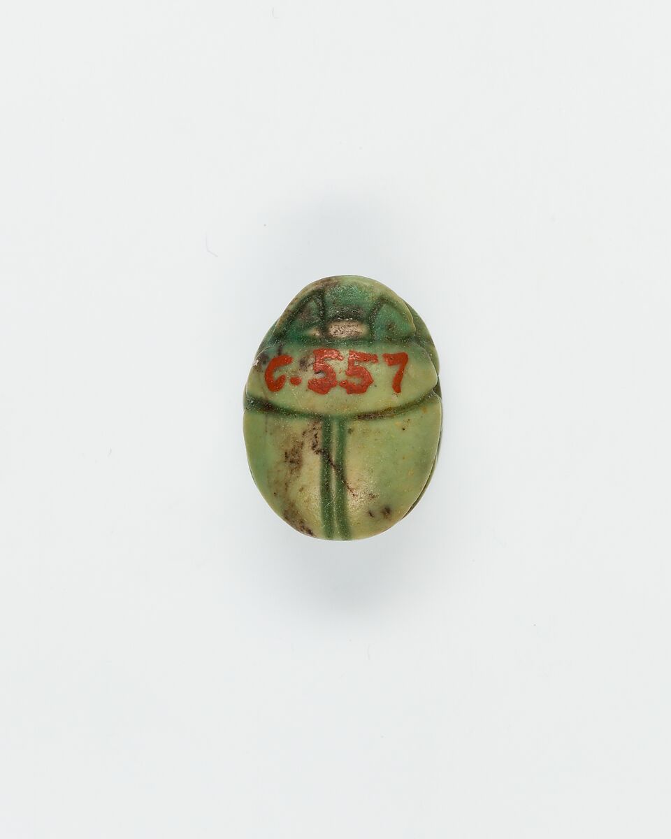 Scarab, Glazed steatite