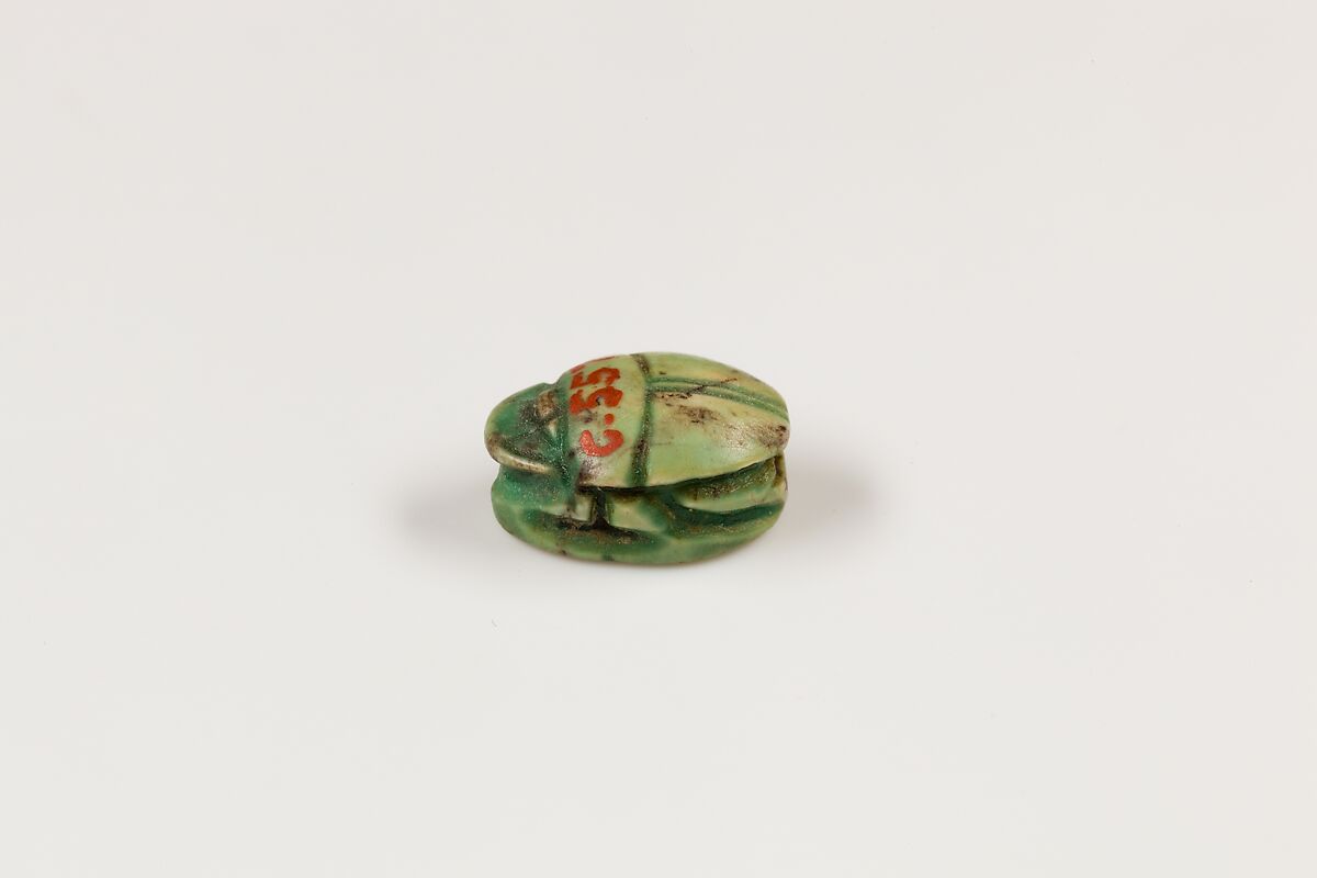 Scarab, Glazed steatite