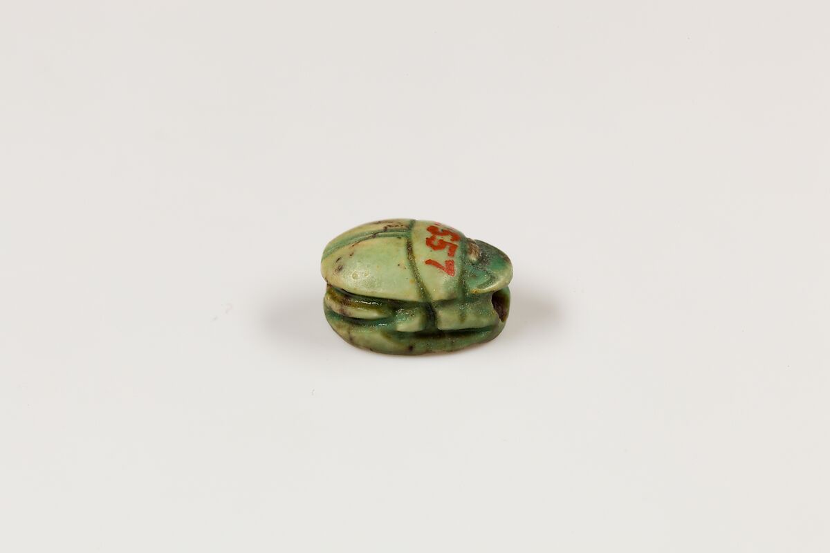Scarab, Glazed steatite