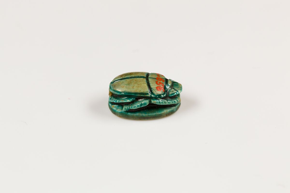 Scarab, Glazed steatite