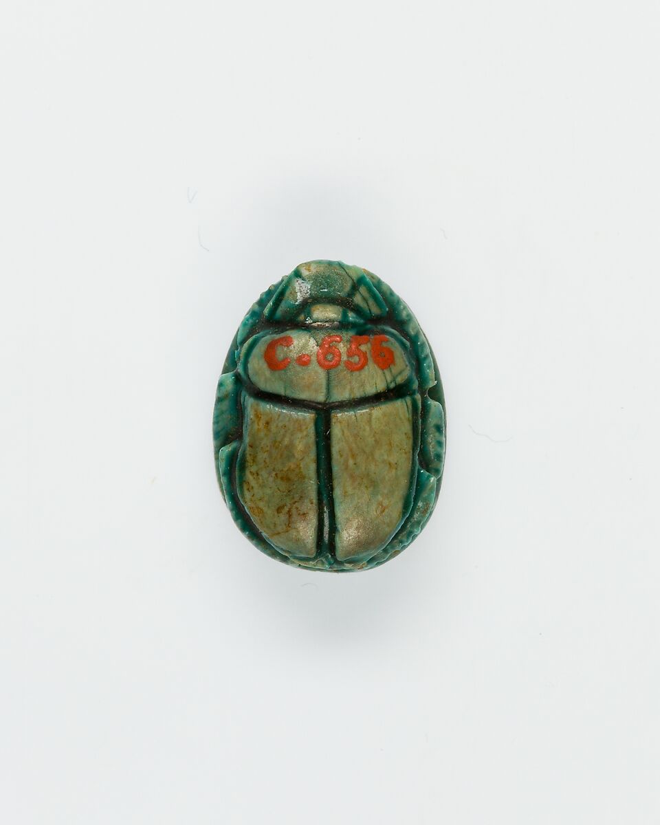 Scarab, Glazed steatite