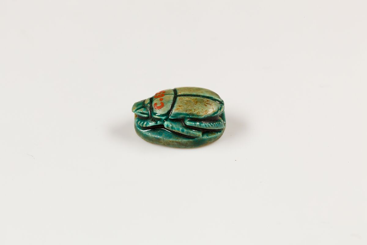 Scarab, Glazed steatite