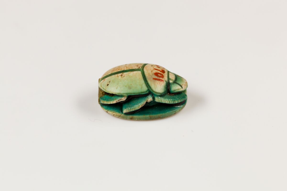 Scarab, Glazed steatite