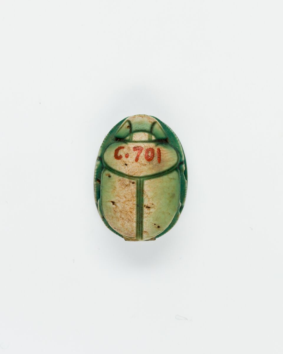 Scarab, Glazed steatite