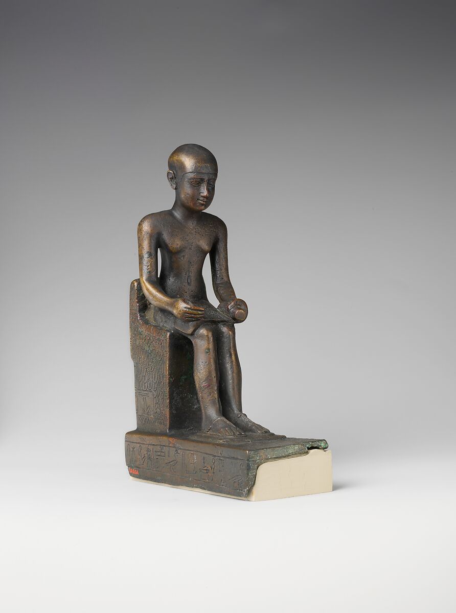 Imhotep, donated by Padisu, Cupreous metal