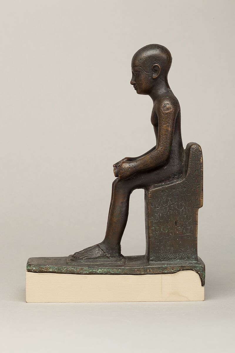 Imhotep, donated by Padisu, Cupreous metal