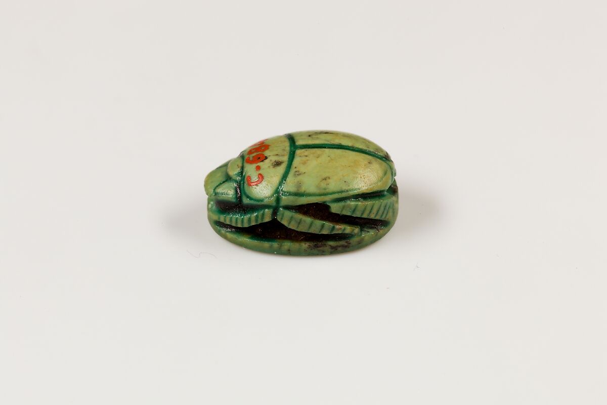 Scarab, Glazed steatite