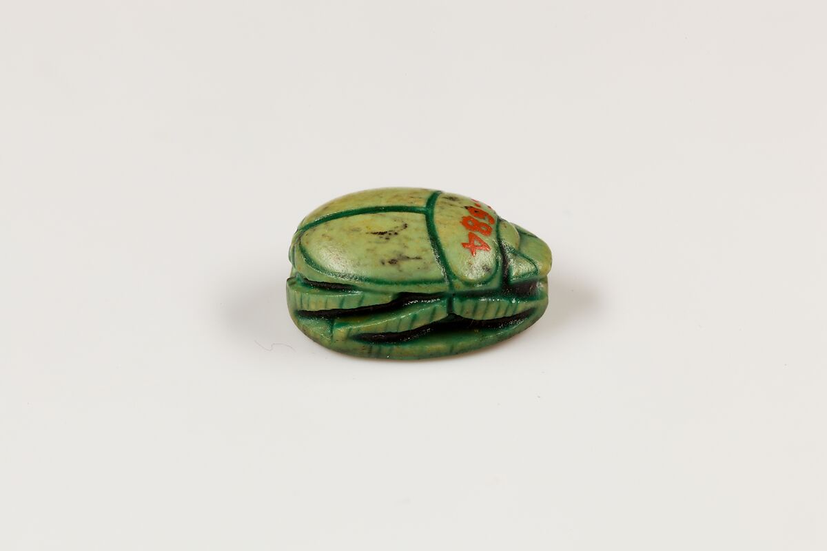 Scarab, Glazed steatite