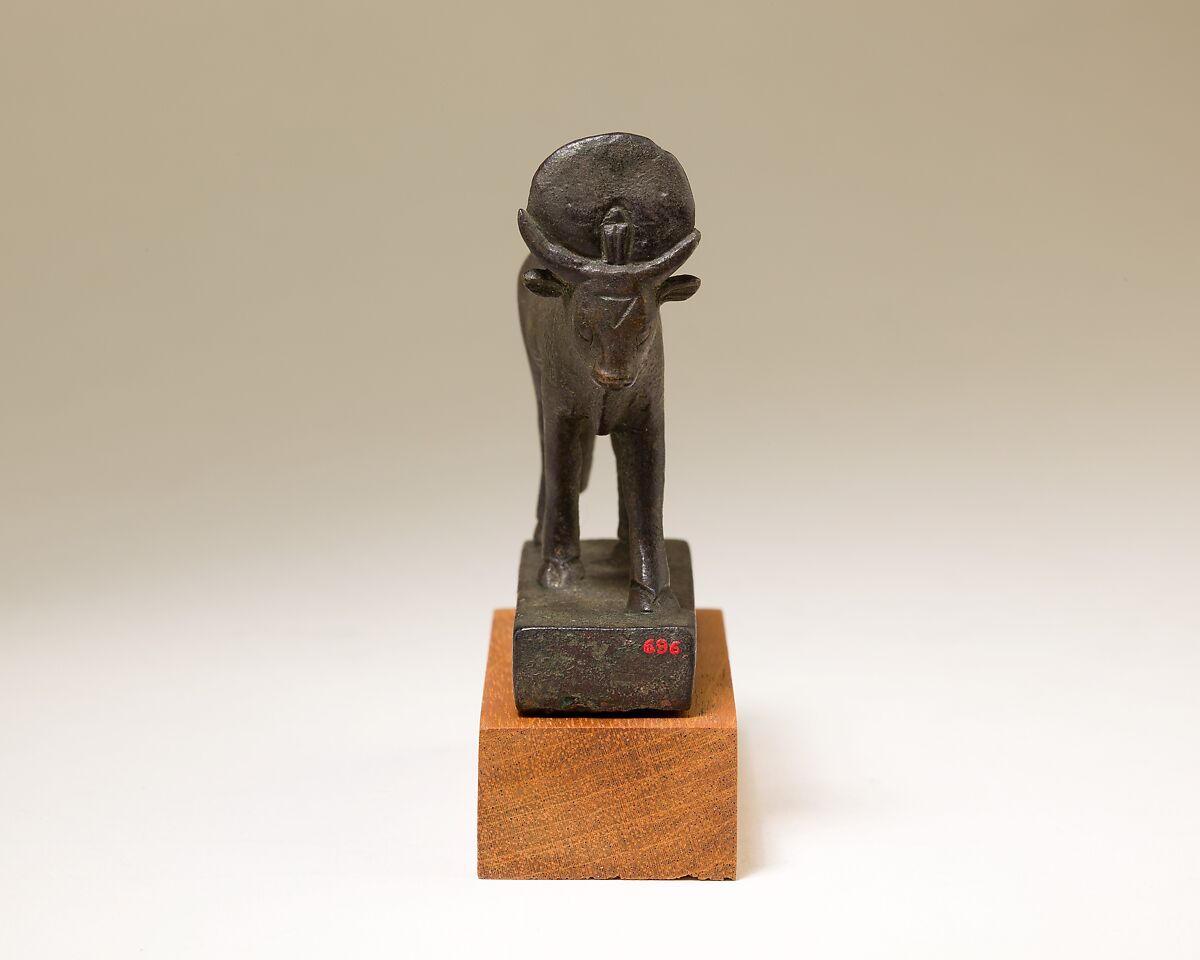 Apis figure inscribed for Padishernefer son of Khonsuirdis, Cupreous metal