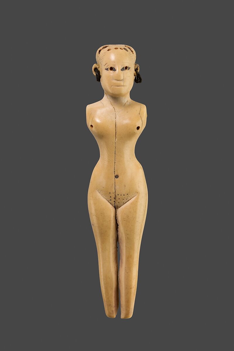Female Figurine, Ivory, bronze 