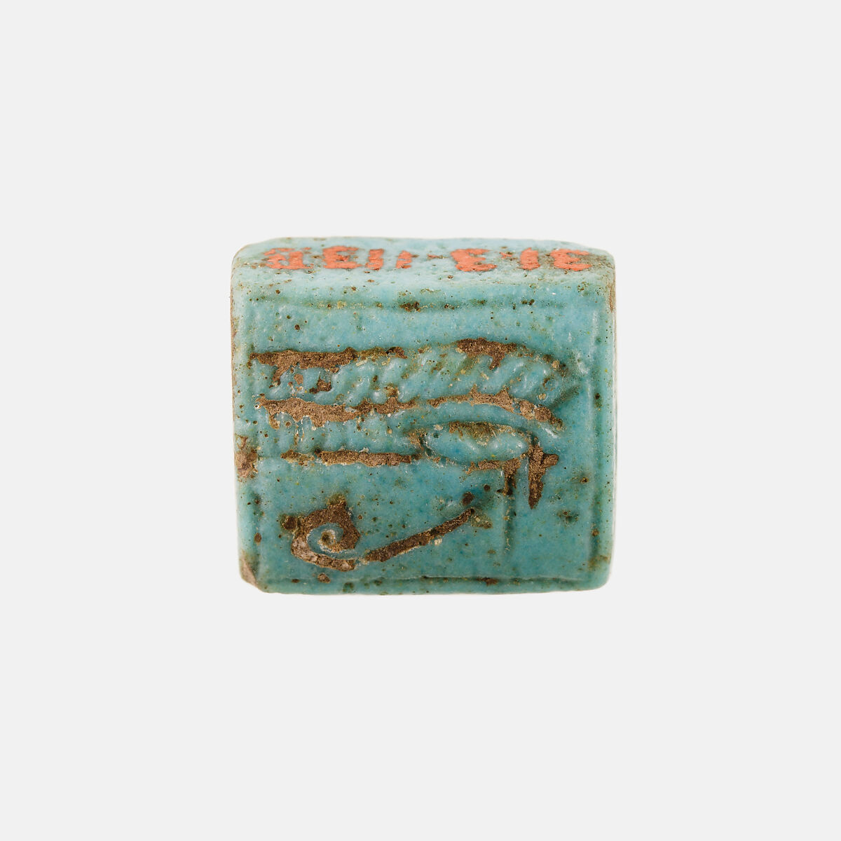 Wedjat Eye Amulet, Faience