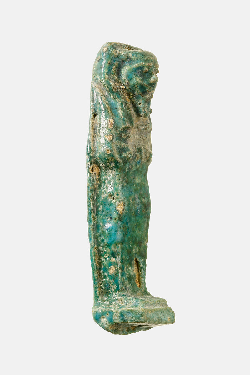 Son of Horus amulet, Faience