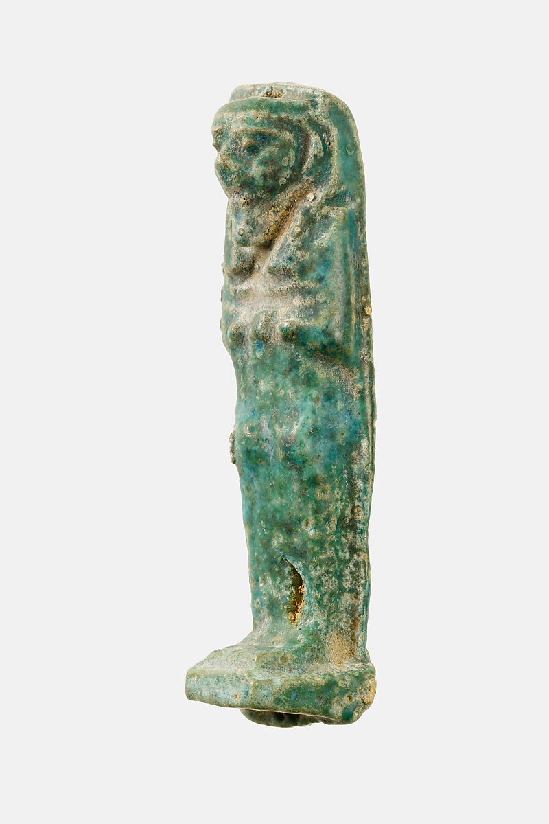 Son of Horus amulet, Faience