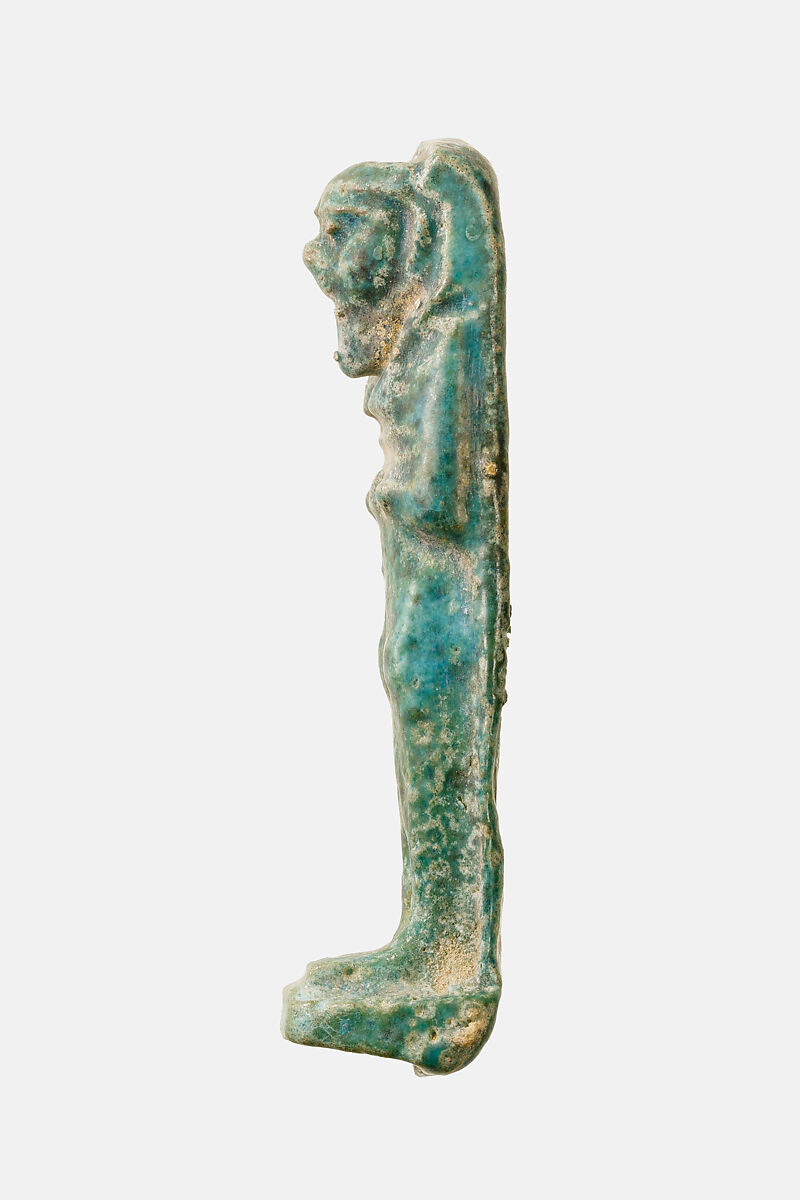 Son of Horus amulet, Faience