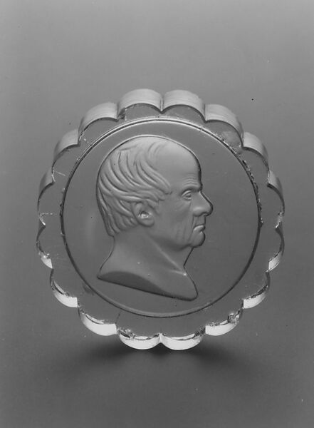 Paperweight, Probably James Gillinder and Sons (American, 1861–ca. 1930), Free-blown glass, American 