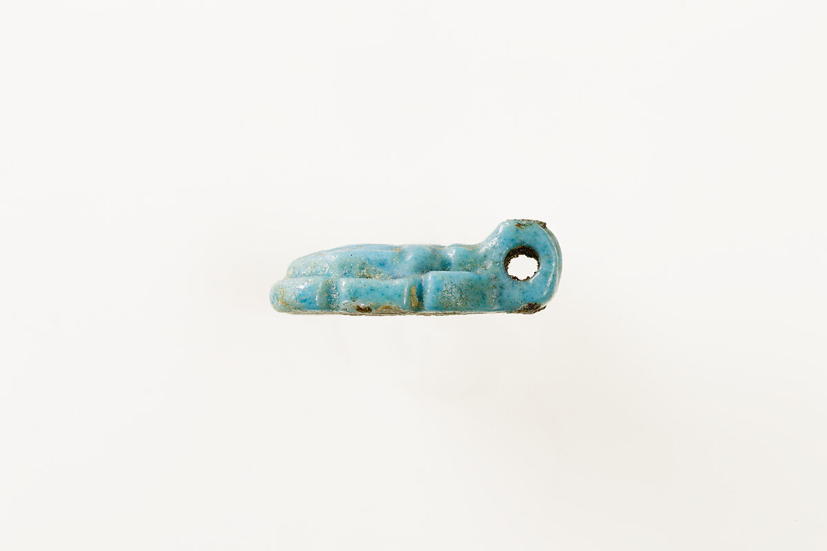Scarab amulet, Blue Faience