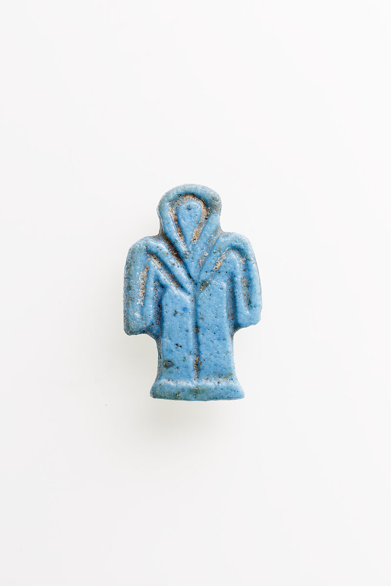 Tit amulet, Blue Faience 