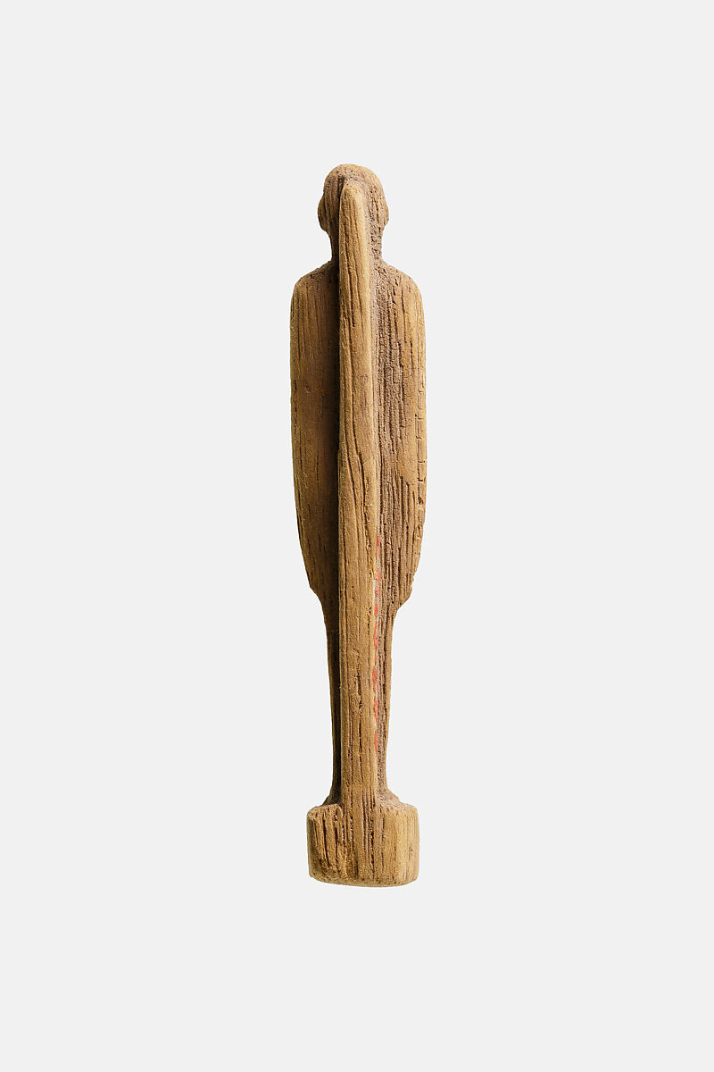 Standing man Amulet, Wood