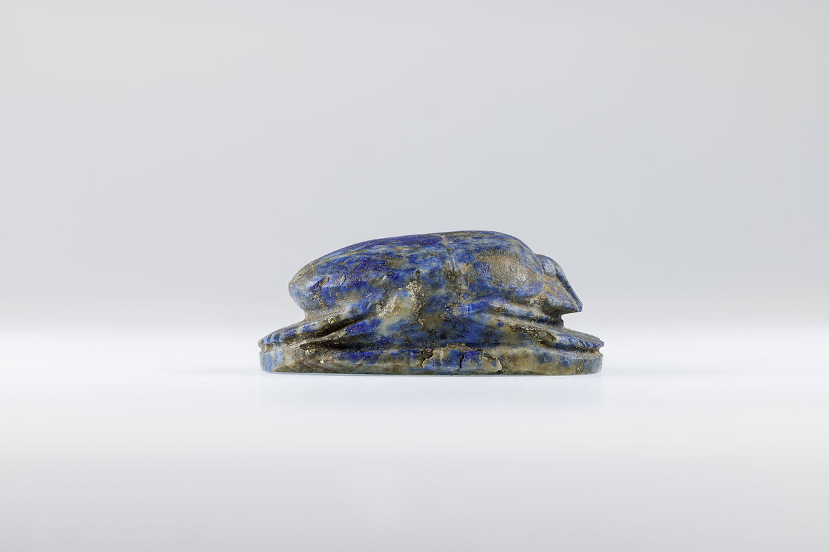 Heart Scarab, Lapis lazuli