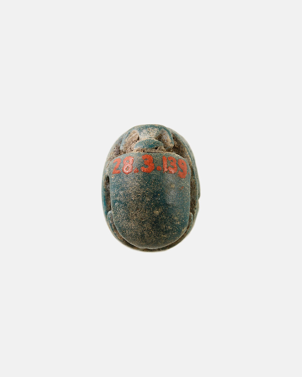 Scarab, Green Faience