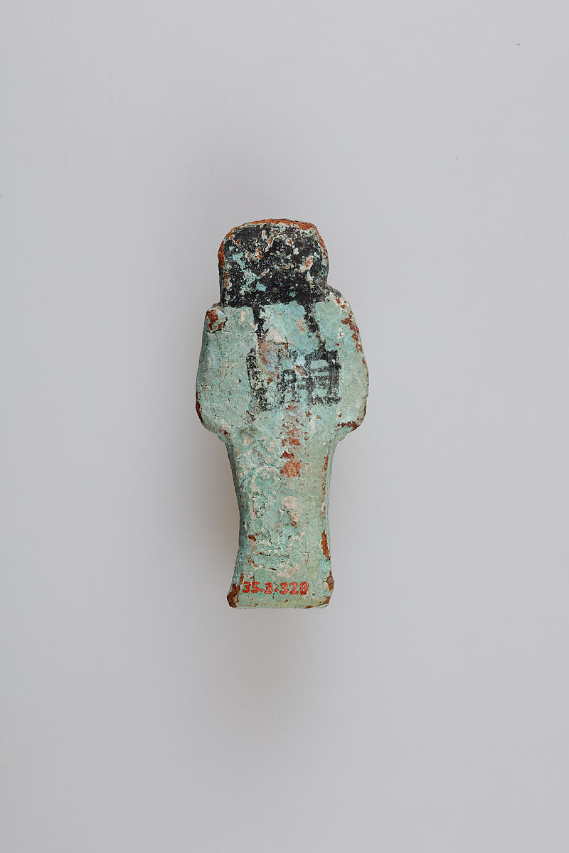 Shabti of Shedkhonsu, Pottery, paint