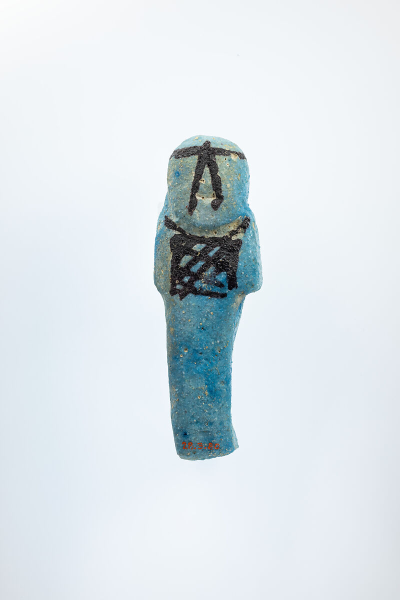 Shabti of Nebhor, Faience