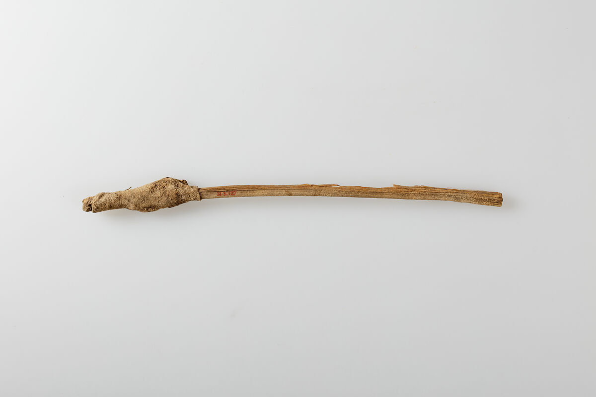 Embalmer's Swab, Palm wood, linen, natron