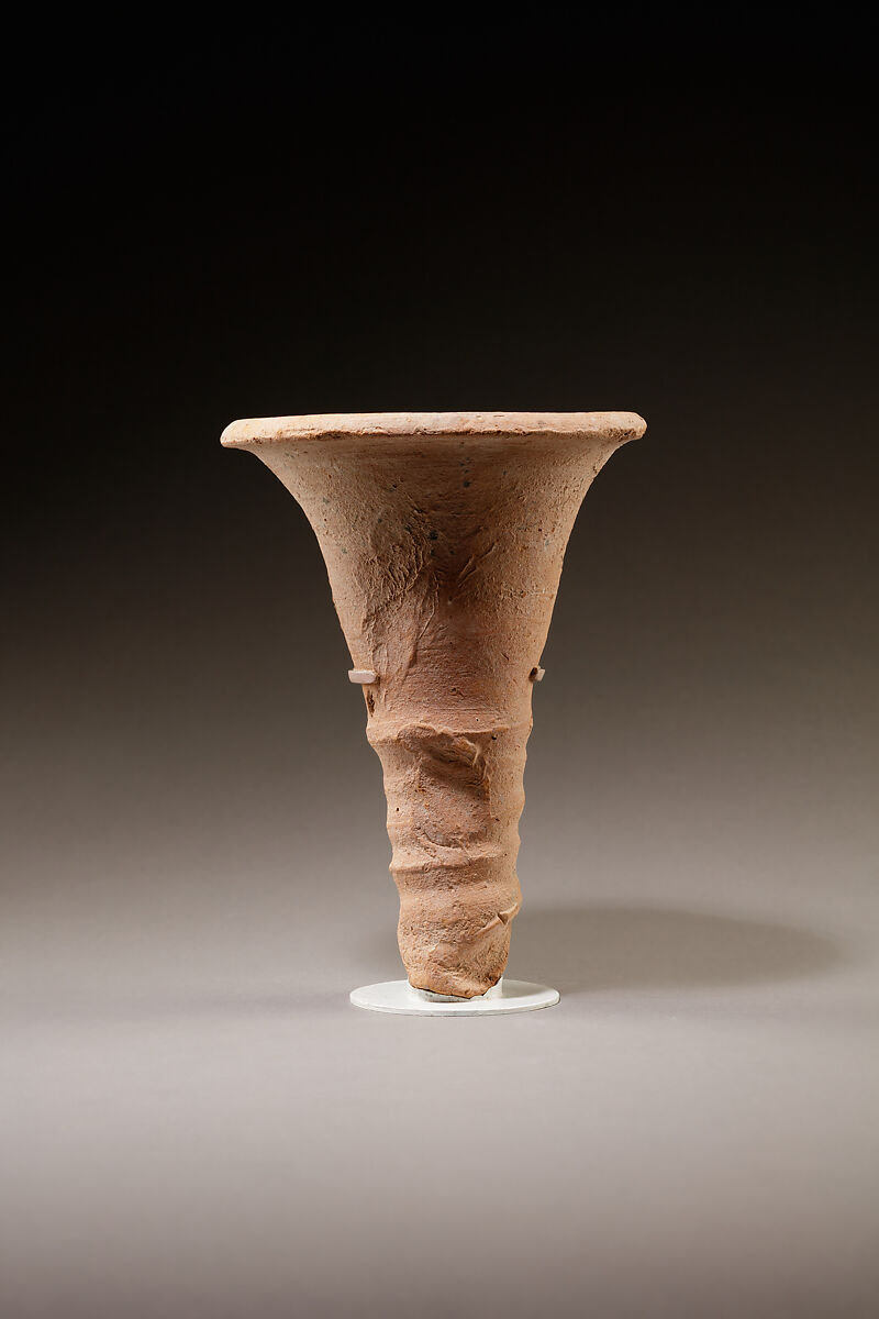 Torch-holder, Pottery