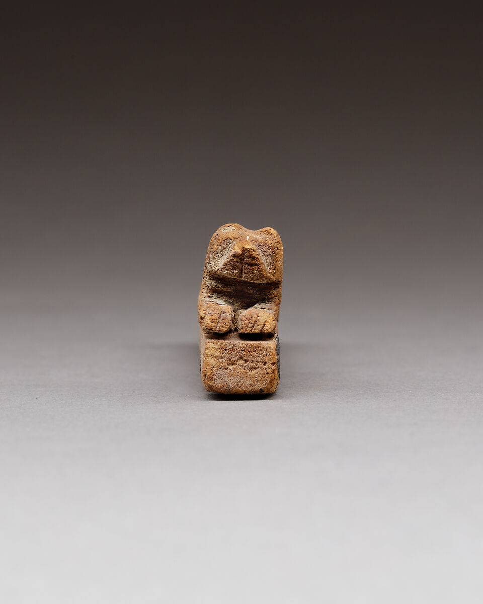 Shrine fragment with lion, Wood, paint