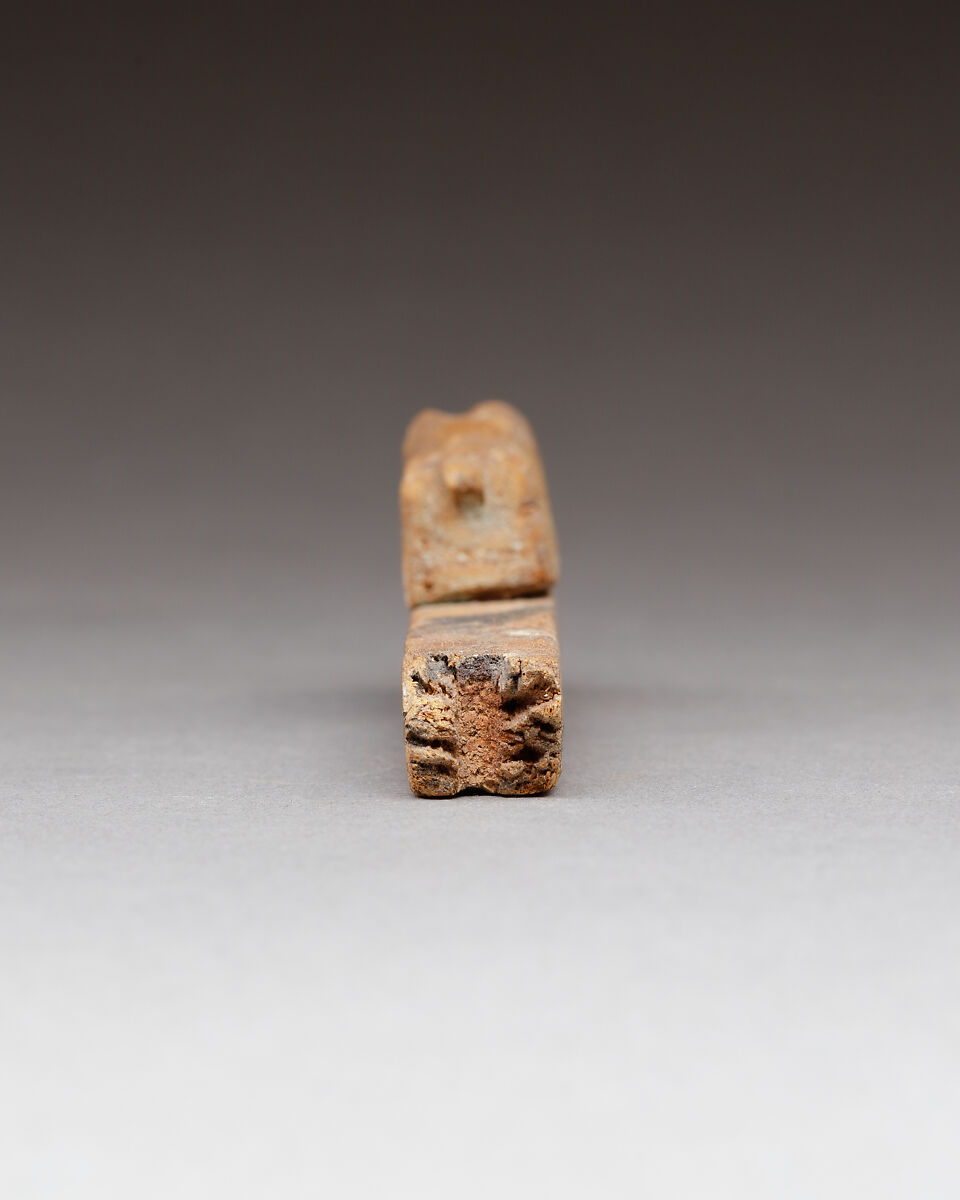 Shrine fragment with lion, Wood, paint