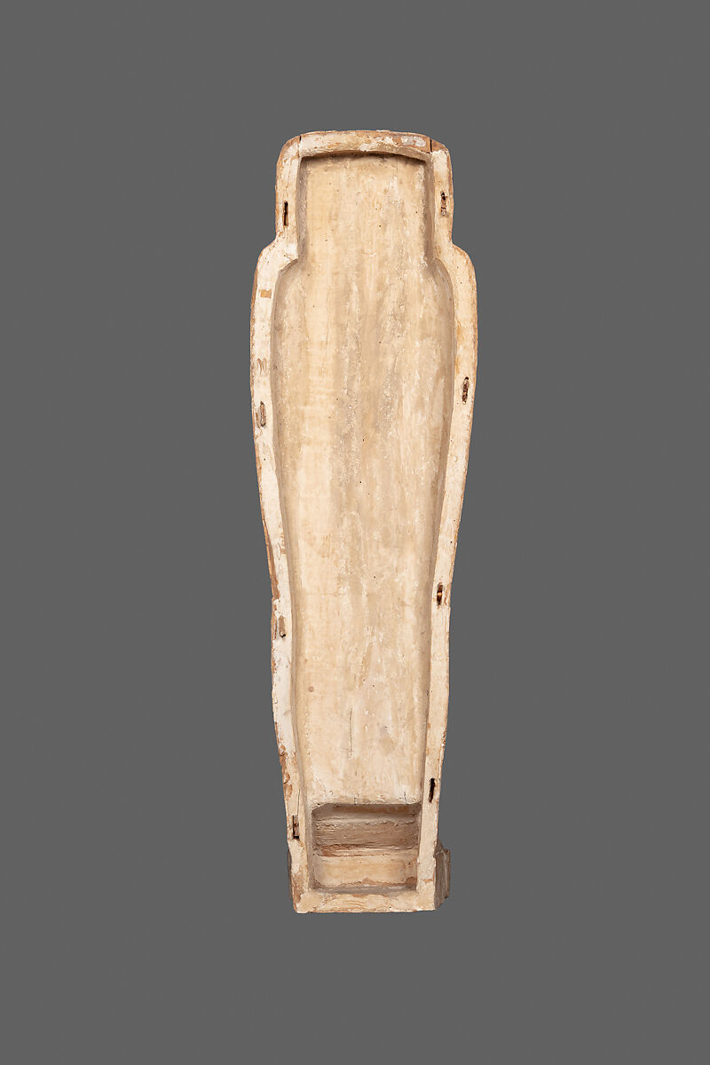 Coffin of the Noble Lady, Shep, Wood (sycomore fig), paste, paint