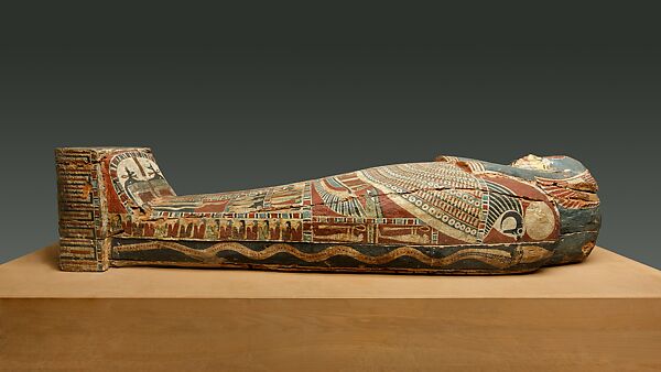 Coffin of the Lady Nefer, Wood, paste, paint 