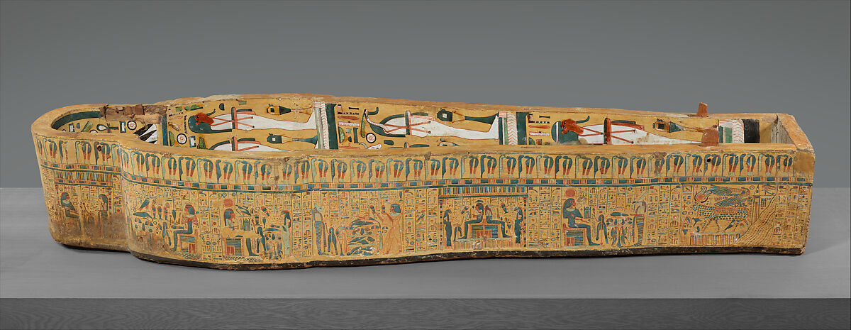 Box from a "Stola" Coffin, Wood, paint