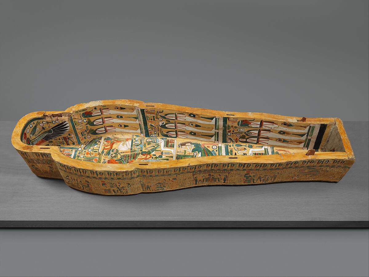 Box from a "Stola" Coffin, Wood, paint