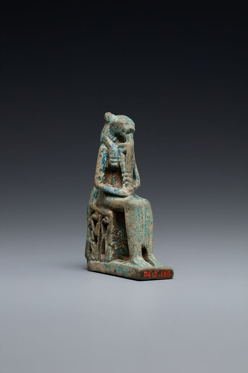 Sakhmet Amulet, Faience