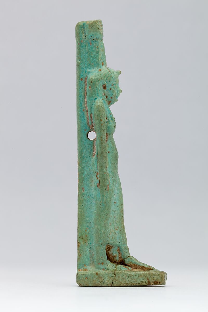 Nephthys Amulet, Faience